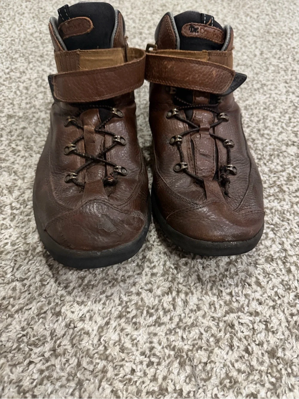 Dr. Comfort Men’s Brown Leather Supportive Boot